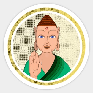 Tibetan Buddha Sticker